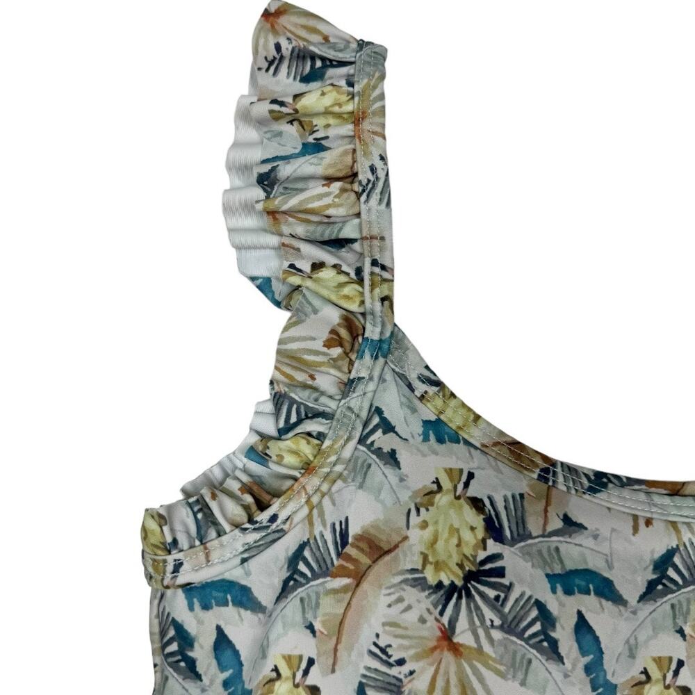 Kortni Jeane Gone Bananas Bikini Set Small High Waisted Bottons Longline Top - Picture 3 of 12